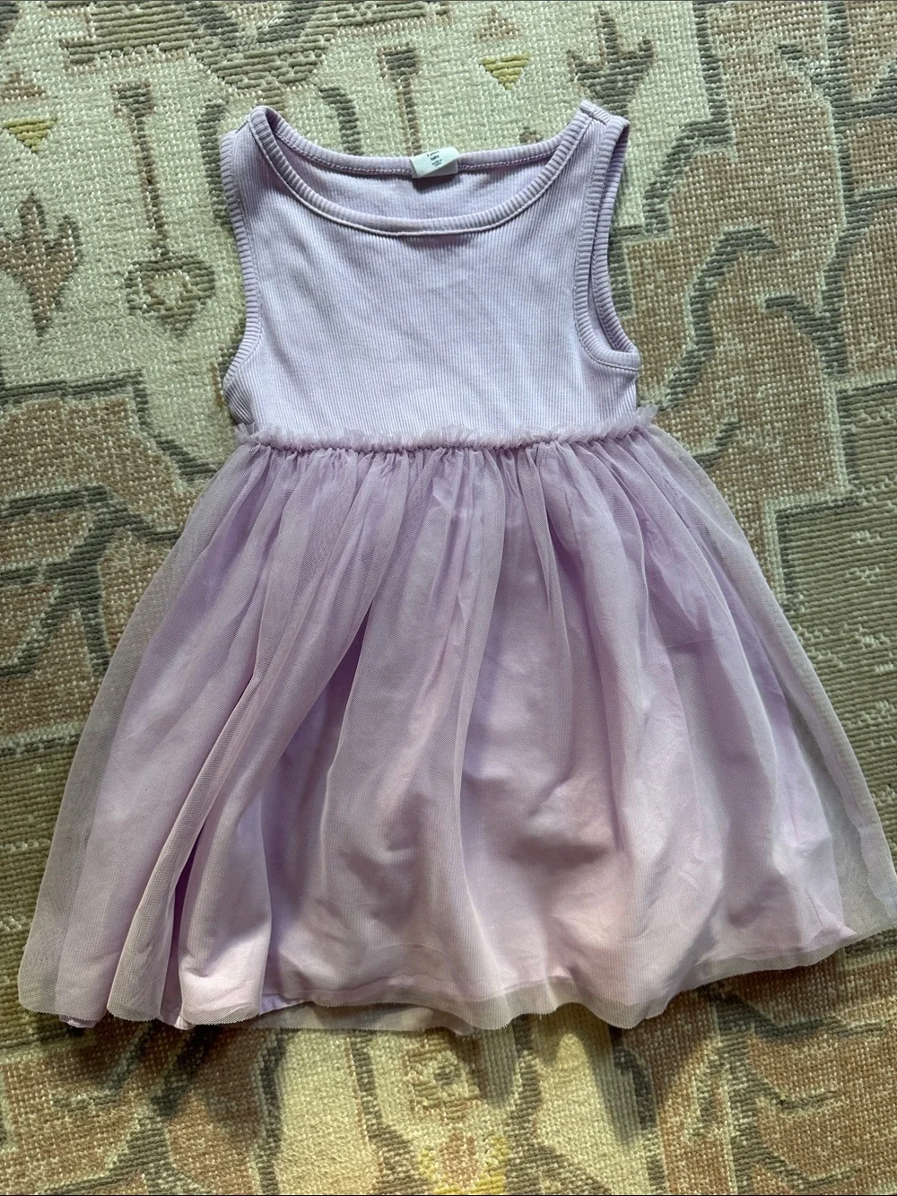 Lavender Purple Toddler Tulle Twirl Dress 3y